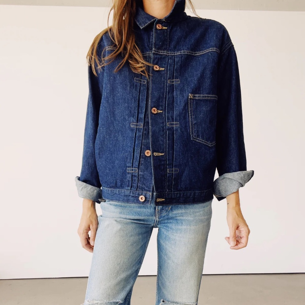 Hey Gang The Denim Jacket Rinse Size 2 (Medium)